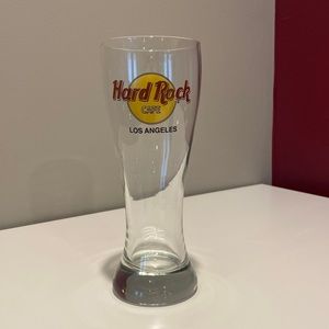 Hard Rock Cafe Lg Pilsner Glass - Los Angeles NEW